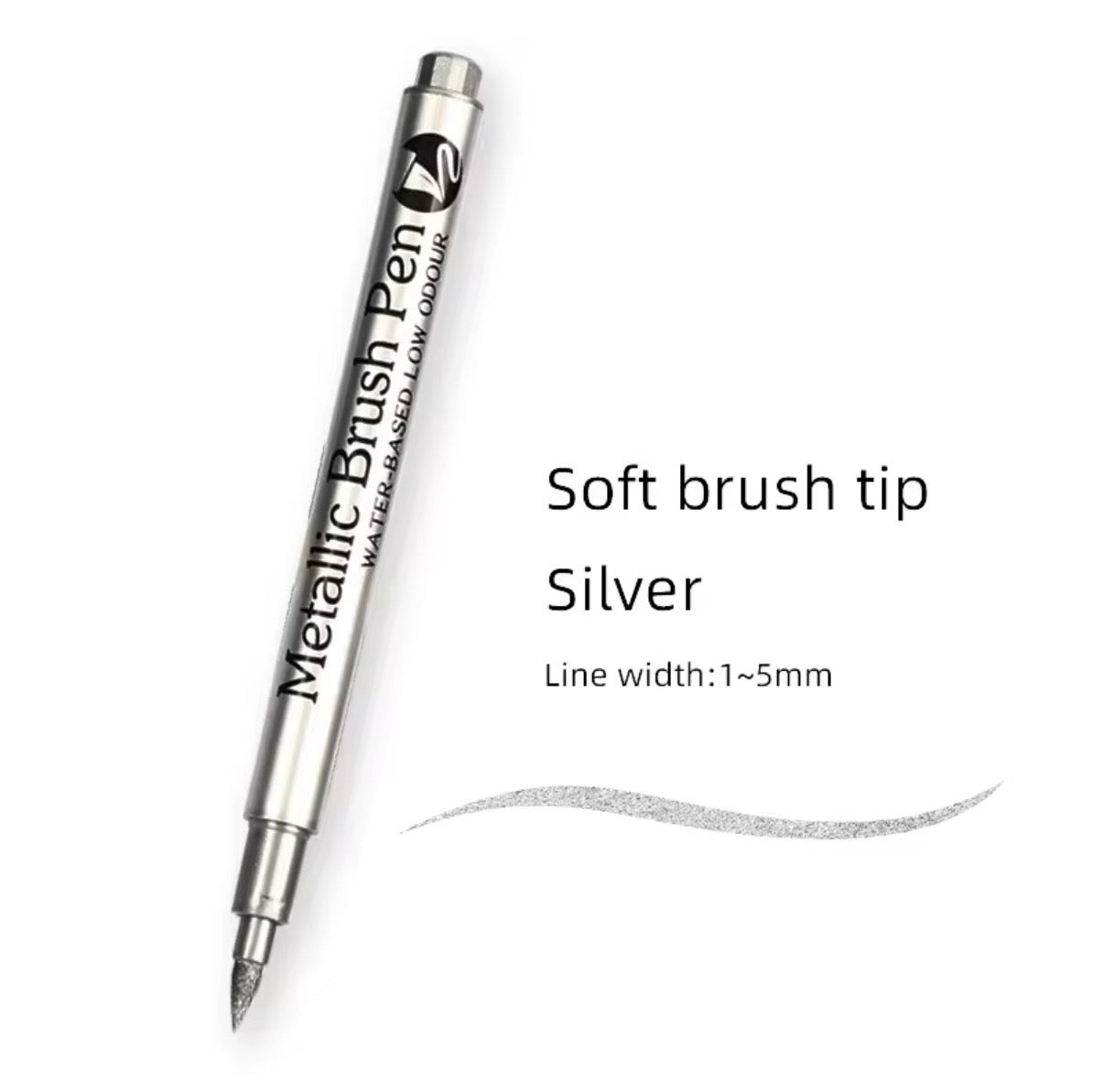 Marqueur Métallique Permanent Or ou Argent, 2PC